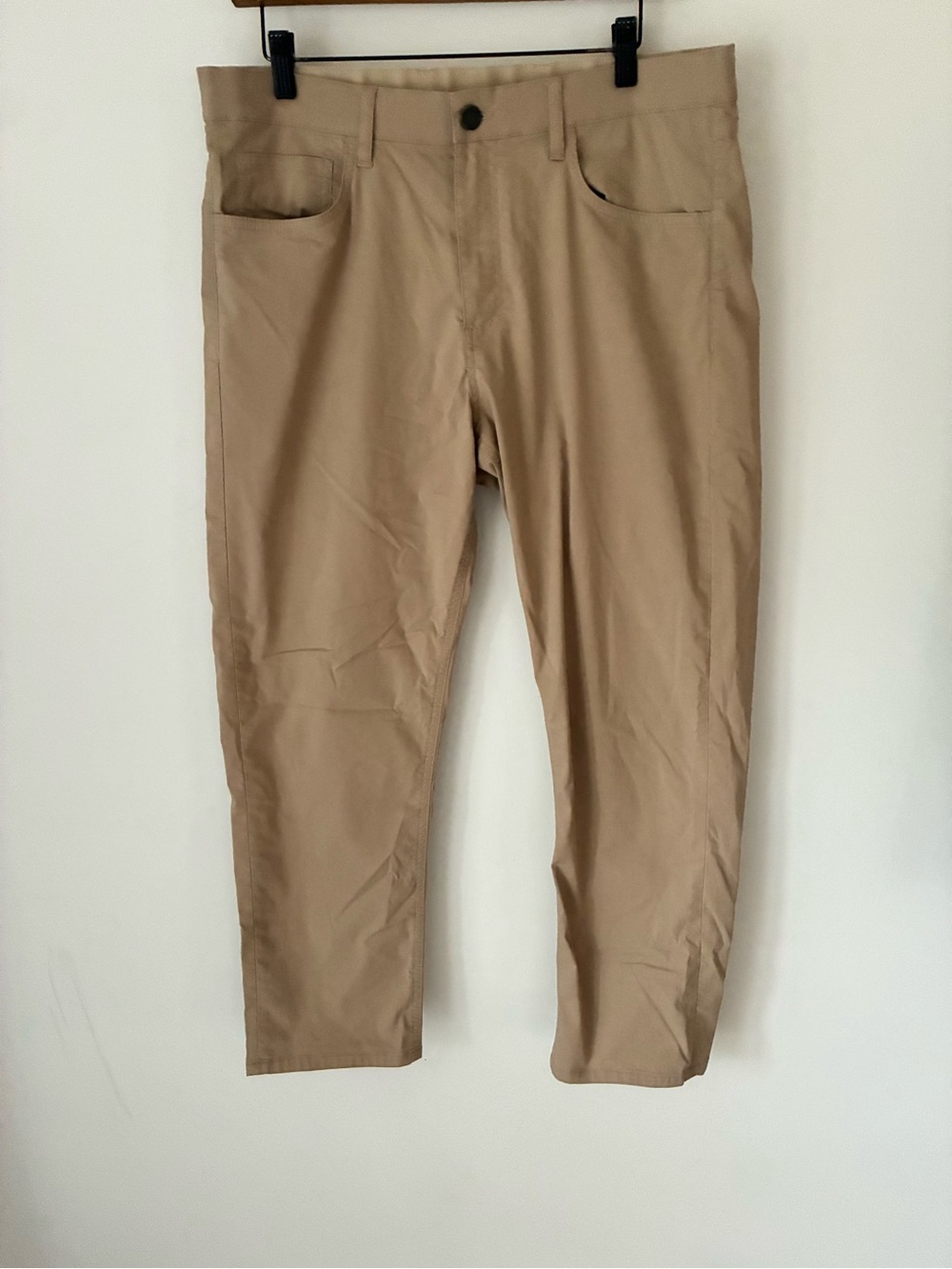 Faherty Pants Men’s 34 5-Pocket Khaki Stretch Organic Cotton Coolmax